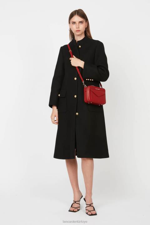 kadınlar çapraz askılı çanta Saffiano imzası yeni allık Lancaster Paris çanta H0LP2103