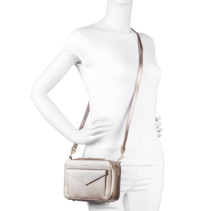 kadınlar çapraz askılı çanta Saffiano imzası yeni allık Lancaster Paris çanta H0LP2103