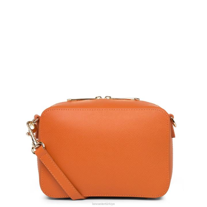 kadınlar çapraz askılı çanta Saffiano imzası yeni turuncu Lancaster Paris çanta H0LP2109
