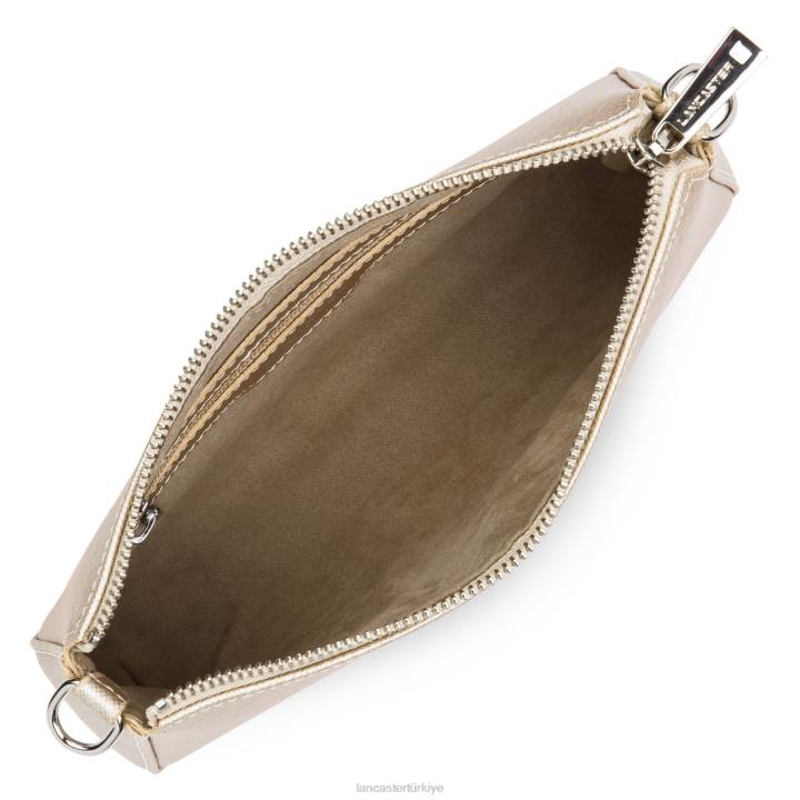 kadınlar çapraz askılı çanta Saffiano intemporel Şampanya Lancaster Paris çanta H0LP1943