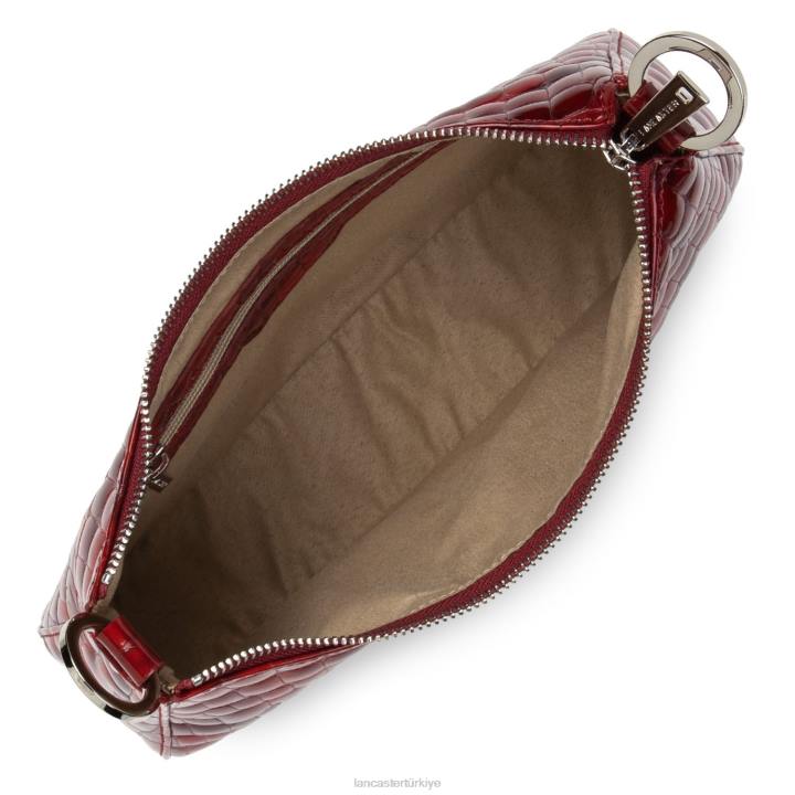 kadınlar çapraz askılı çanta croco hors serisi rubis vernis Lancaster Paris çanta H0LP2021