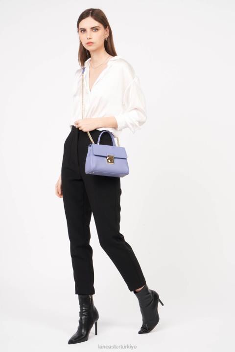 kadınlar çapraz askılı çanta delphino tina lavanta Lancaster Paris çanta H0LP1479