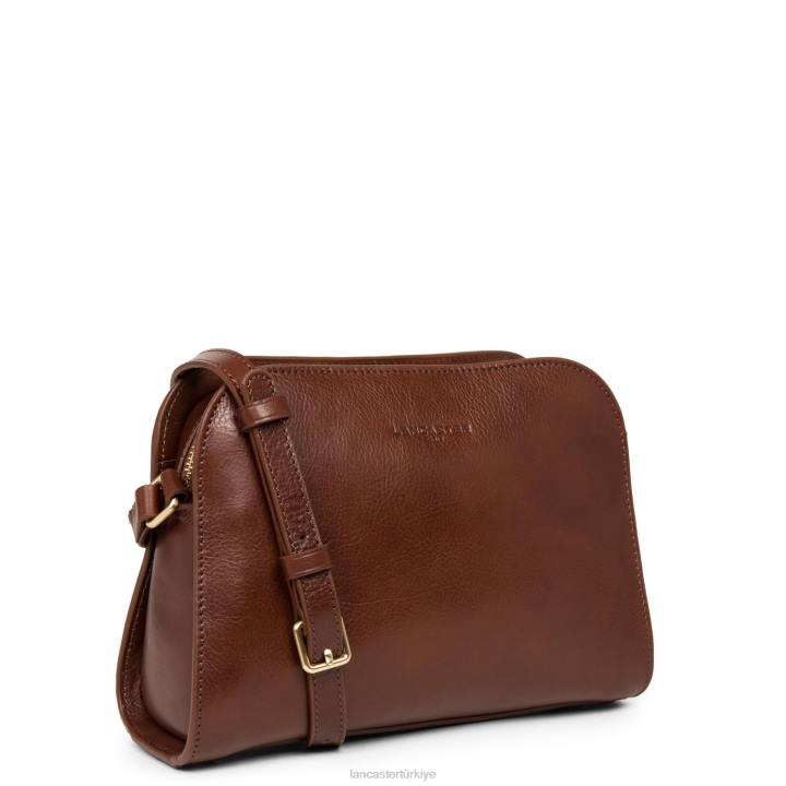 kadınlar çapraz askılı çanta efsane konyak Lancaster Paris çanta H0LP1867