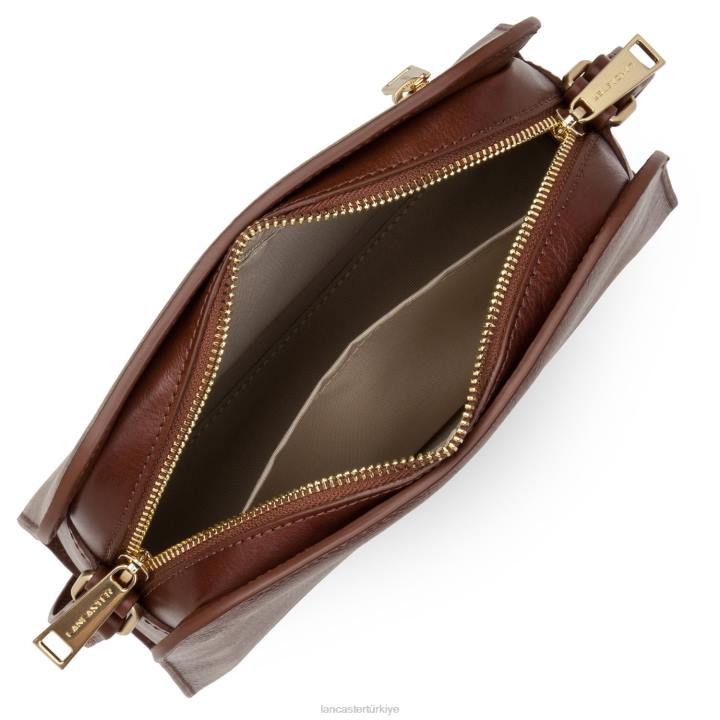 kadınlar çapraz askılı çanta efsane konyak Lancaster Paris çanta H0LP1867