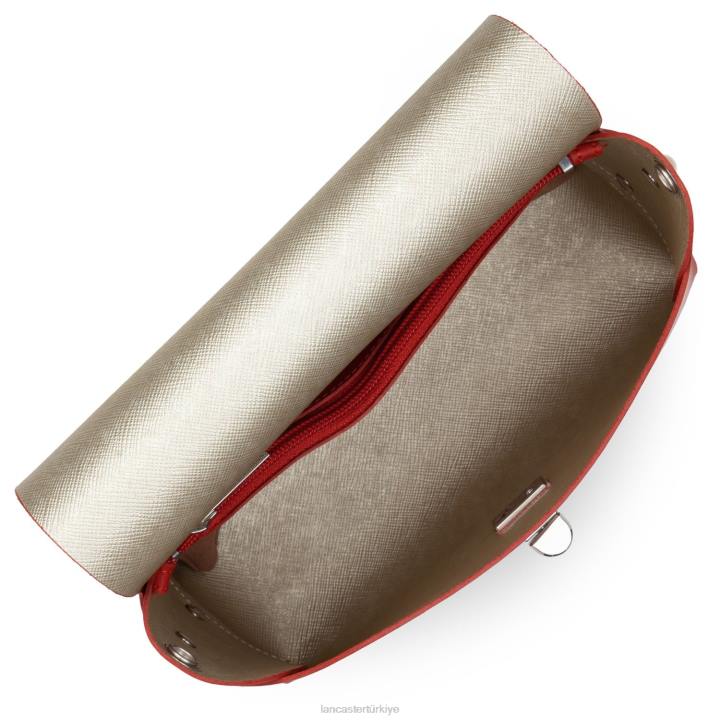 kadınlar çapraz askılı çanta şehir flore şampanyada allık Lancaster Paris çanta H0LP469