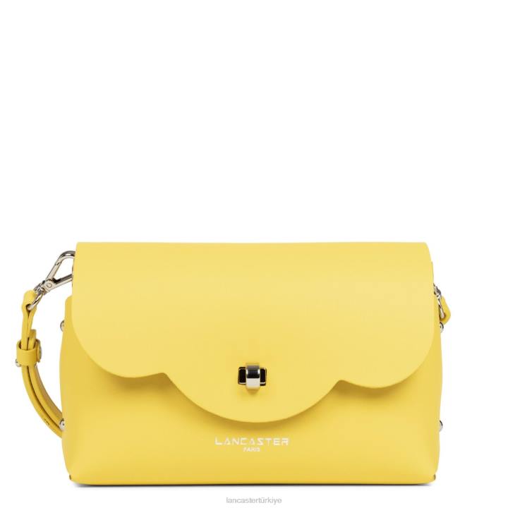 kadınlar çapraz askılı çanta şehir flore şampanyadaki poussin Lancaster Paris çanta H0LP468