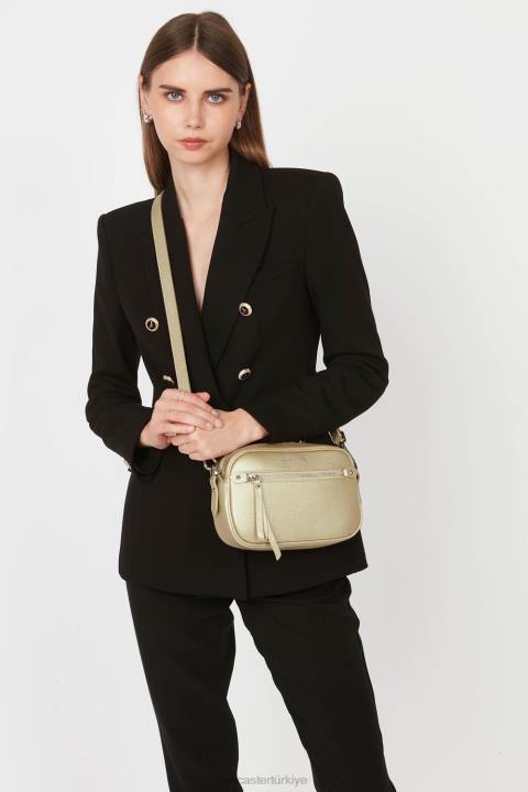 kadınlar çapraz askılı çanta firenze Şampanya Lancaster Paris çanta H0LP1577