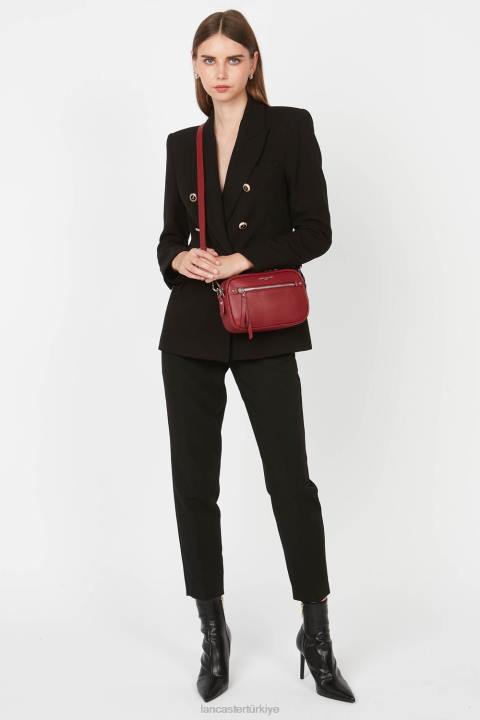 kadınlar çapraz askılı çanta firenze kırmızı Lancaster Paris çanta H0LP1575