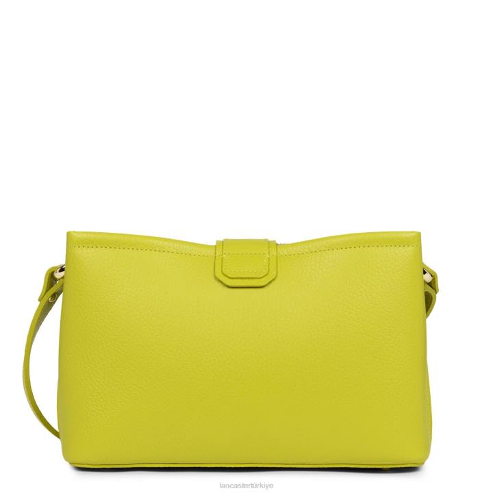 kadınlar çapraz askılı çanta foulonne çift kişilik ekru kereviz Lancaster Paris çanta H0LP1500