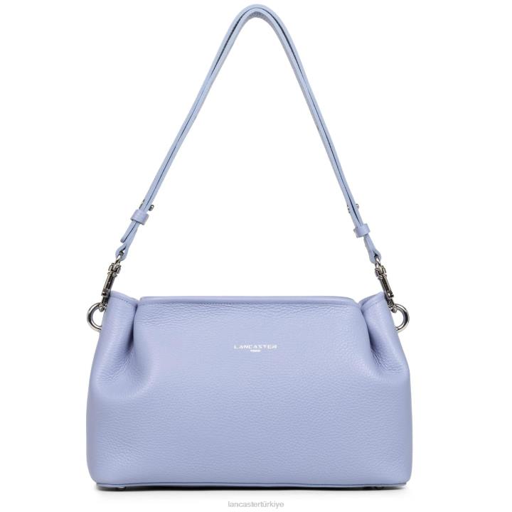 kadınlar çapraz askılı çanta foulonne çift kişilik ekru lavand Lancaster Paris çanta H0LP1512