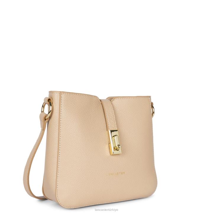 kadınlar çapraz askılı çanta foulonne milano bej fonce Lancaster Paris çanta H0LP348