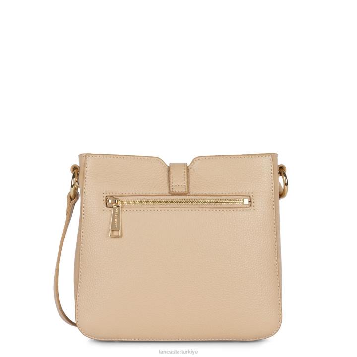 kadınlar çapraz askılı çanta foulonne milano bej fonce Lancaster Paris çanta H0LP348