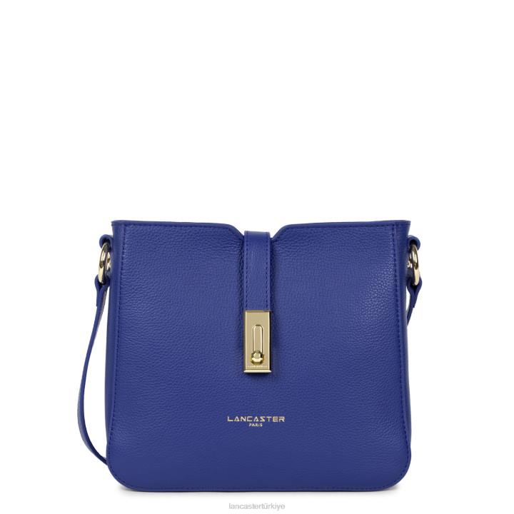 kadınlar çapraz askılı çanta foulonne milano bleu elektrik Lancaster Paris çanta H0LP342