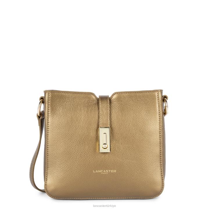 kadınlar çapraz askılı çanta foulonne milano hafif altın antika Lancaster Paris çanta H0LP324