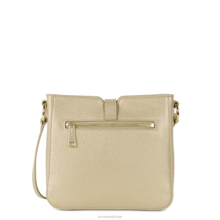 kadınlar çapraz askılı çanta foulonne milano hafif Şampanya Lancaster Paris çanta H0LP326