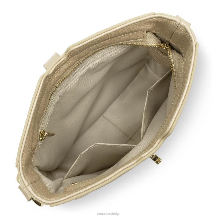 kadınlar çapraz askılı çanta foulonne milano hafif Şampanya Lancaster Paris çanta H0LP326