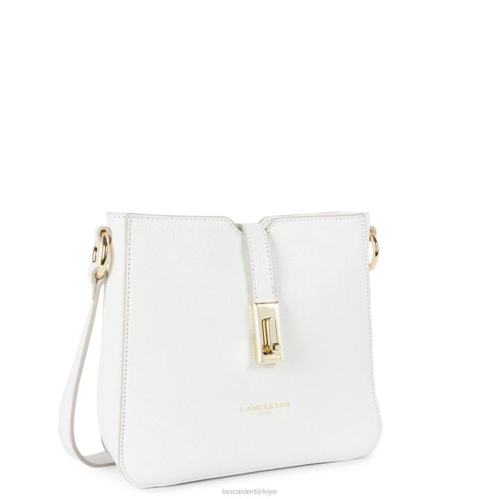 kadınlar çapraz askılı çanta foulonne milano hafif beyaz kasa Lancaster Paris çanta H0LP320