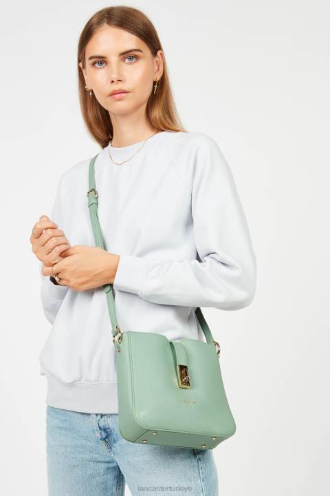 kadınlar çapraz askılı çanta foulonne milano hafif dikey gris Lancaster Paris çanta H0LP331