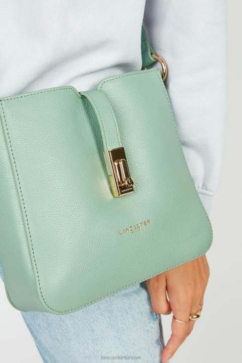 kadınlar çapraz askılı çanta foulonne milano hafif dikey gris Lancaster Paris çanta H0LP331