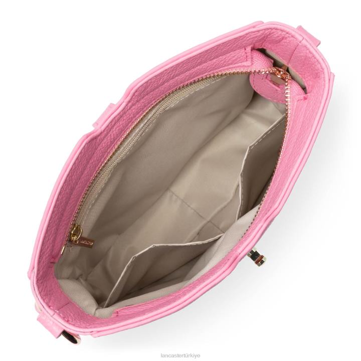 kadınlar çapraz askılı çanta foulonne milano hafif gül Lancaster Paris çanta H0LP318