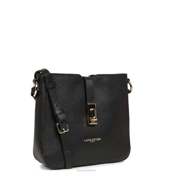 kadınlar çapraz askılı çanta foulonne milano hafif kara Lancaster Paris çanta H0LP327