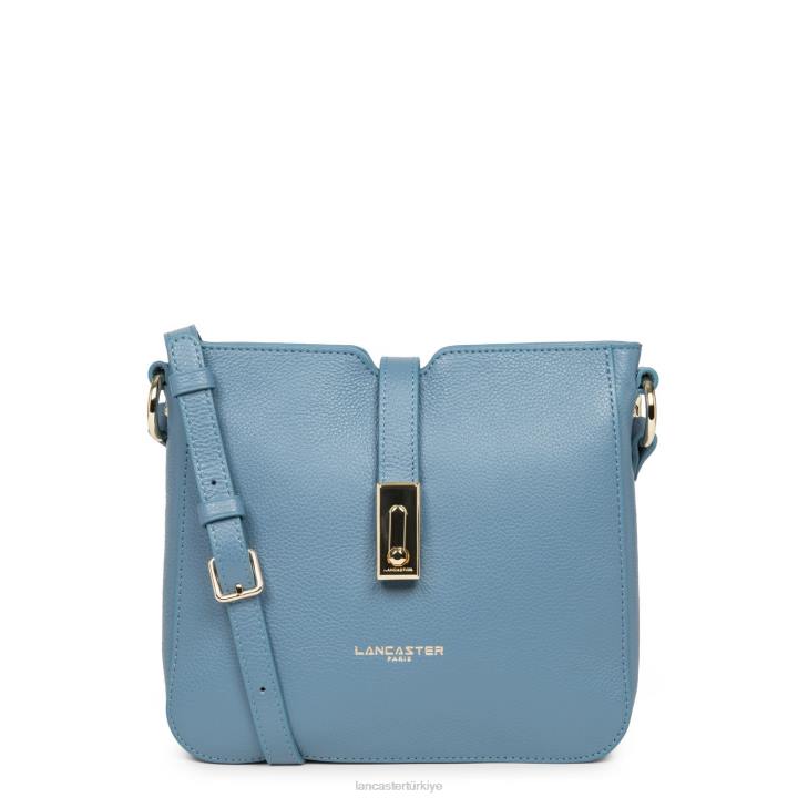 kadınlar çapraz askılı çanta foulonne milano hafif mavi taş Lancaster Paris çanta H0LP335
