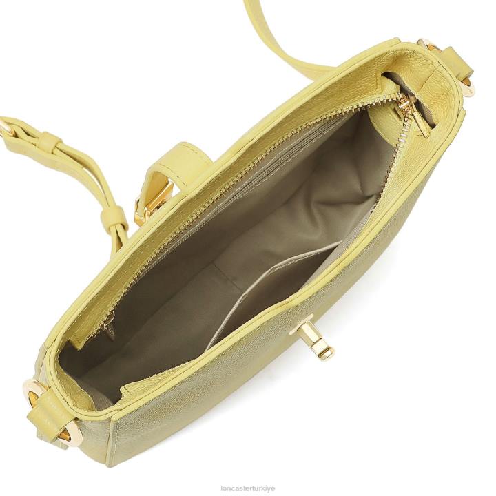 kadınlar çapraz askılı çanta foulonne milano hafif sarı clair Lancaster Paris çanta H0LP339