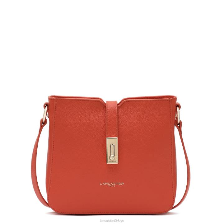 kadınlar çapraz askılı çanta foulonne milano hafif turuncu Lancaster Paris çanta H0LP334