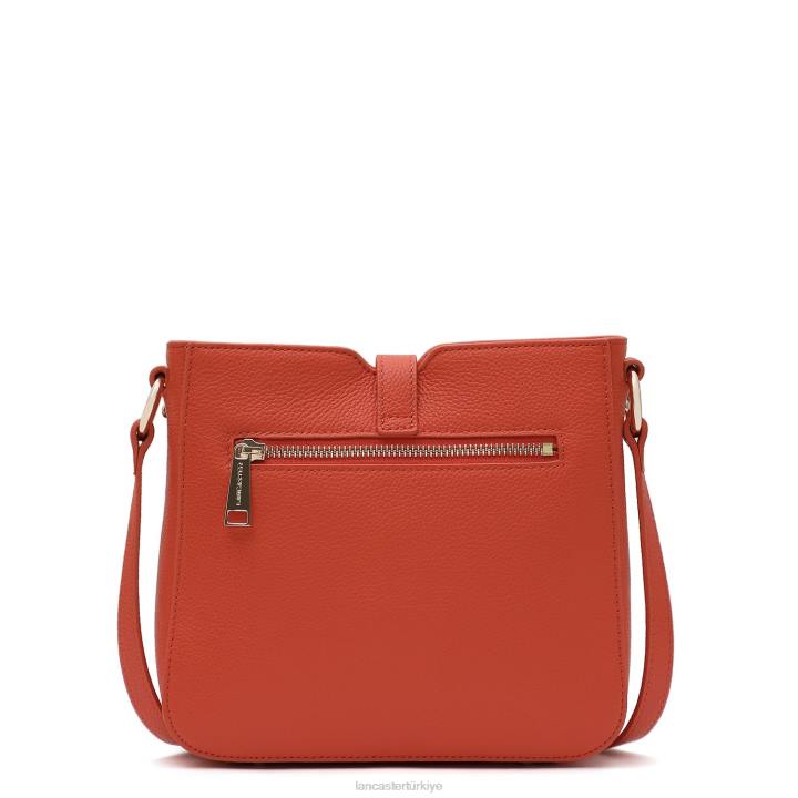 kadınlar çapraz askılı çanta foulonne milano hafif turuncu Lancaster Paris çanta H0LP334