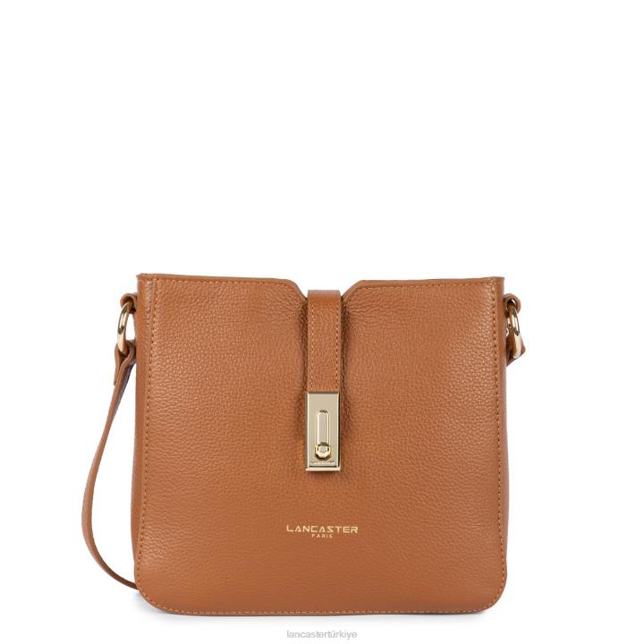kadınlar çapraz askılı çanta foulonne milano karamel Lancaster Paris çanta H0LP349