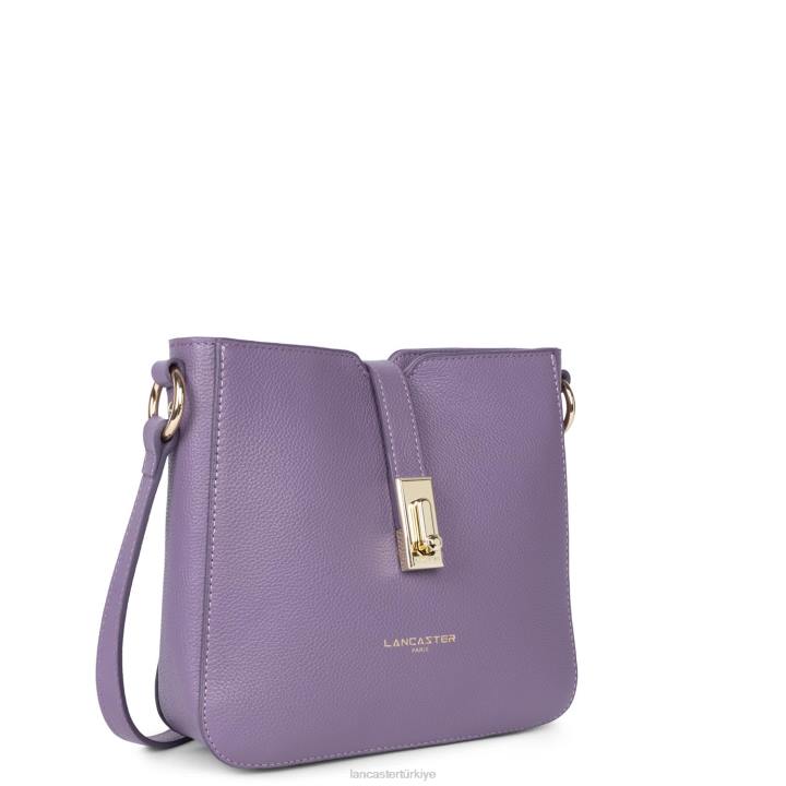 kadınlar çapraz askılı çanta foulonne milano leylak rengi fonce Lancaster Paris çanta H0LP351