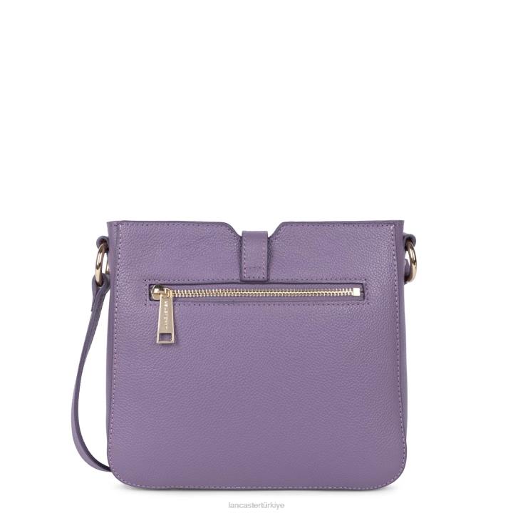 kadınlar çapraz askılı çanta foulonne milano leylak rengi fonce Lancaster Paris çanta H0LP351