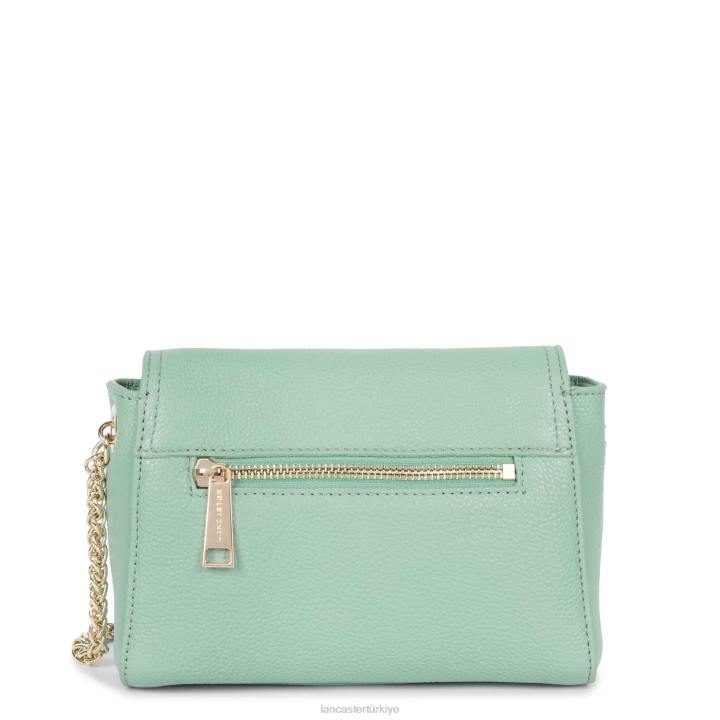 kadınlar çapraz askılı çanta foulonne milano modası dikey gris Lancaster Paris çanta H0LP1377