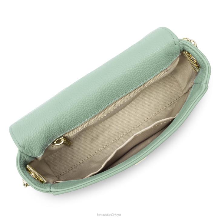 kadınlar çapraz askılı çanta foulonne milano modası dikey gris Lancaster Paris çanta H0LP1377