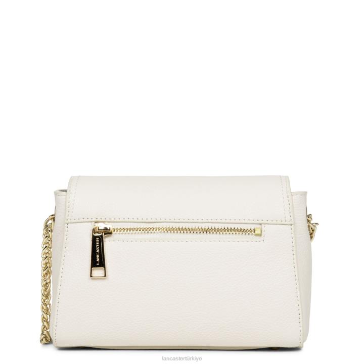 kadınlar çapraz askılı çanta foulonne milano modası ekru Lancaster Paris çanta H0LP1367