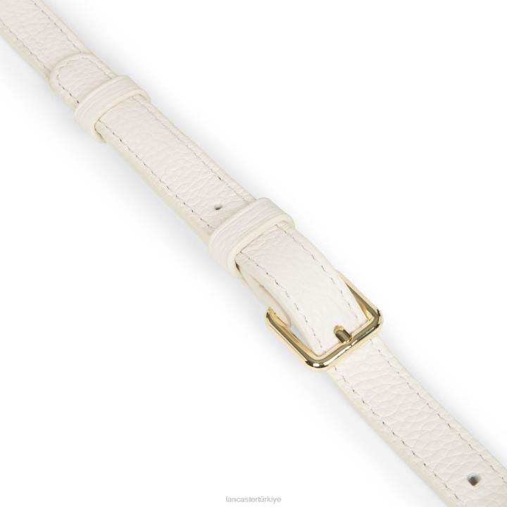 kadınlar çapraz askılı çanta foulonne milano modası ekru Lancaster Paris çanta H0LP1367