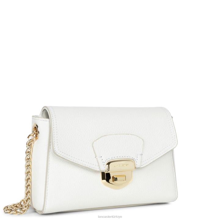kadınlar çapraz askılı çanta foulonne milano yeni beyaz kasa Lancaster Paris çanta H0LP1350