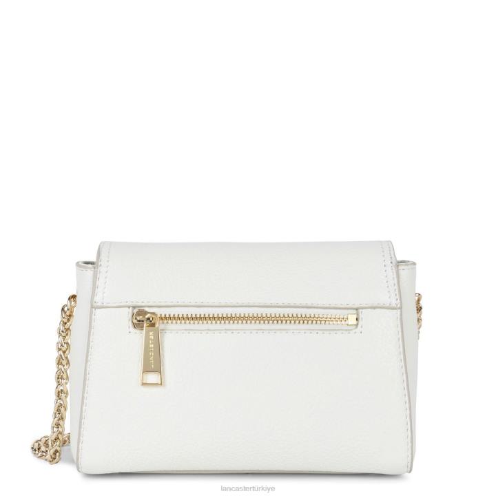 kadınlar çapraz askılı çanta foulonne milano yeni beyaz kasa Lancaster Paris çanta H0LP1350