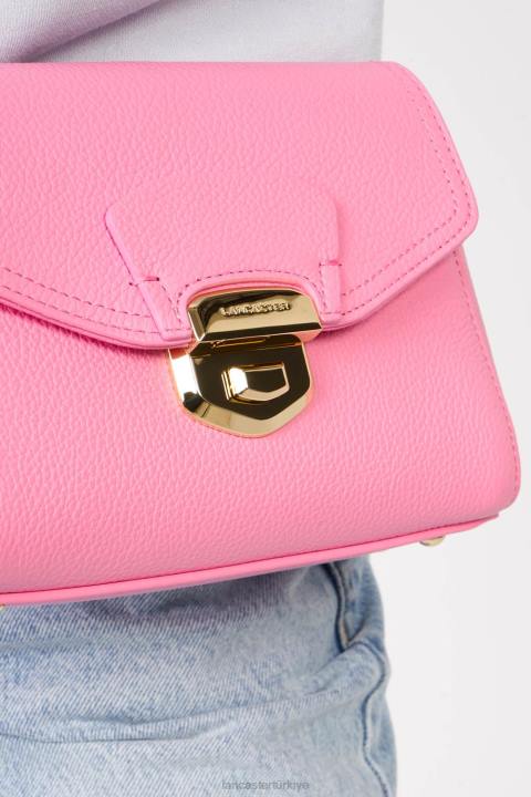 kadınlar çapraz askılı çanta foulonne milano yeni gül Lancaster Paris çanta H0LP1346