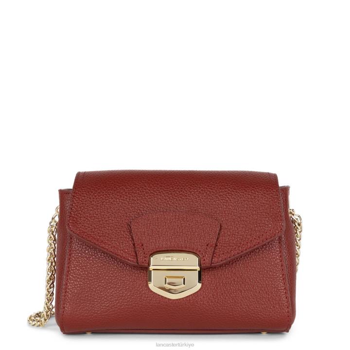 kadınlar çapraz askılı çanta foulonne milano yeni kırmızı Lancaster Paris çanta H0LP1352