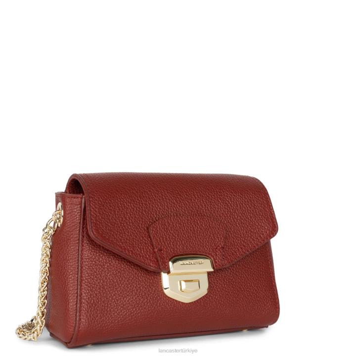 kadınlar çapraz askılı çanta foulonne milano yeni kırmızı Lancaster Paris çanta H0LP1352