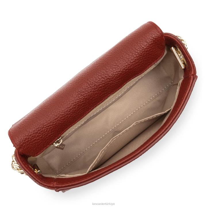 kadınlar çapraz askılı çanta foulonne milano yeni kırmızı Lancaster Paris çanta H0LP1352
