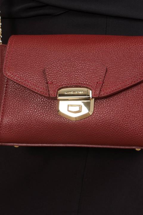 kadınlar çapraz askılı çanta foulonne milano yeni kırmızı Lancaster Paris çanta H0LP1352