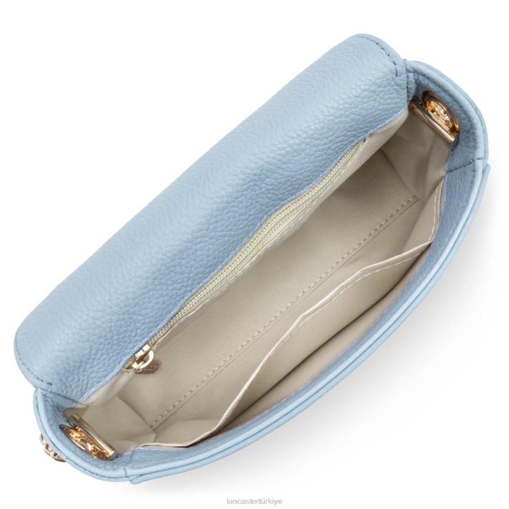 kadınlar çapraz askılı çanta foulonne milano yeni mavi ciel Lancaster Paris çanta H0LP1349