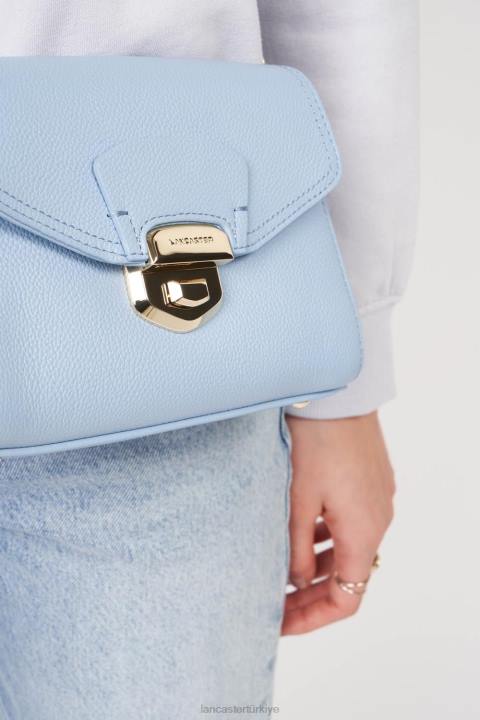 kadınlar çapraz askılı çanta foulonne milano yeni mavi ciel Lancaster Paris çanta H0LP1349
