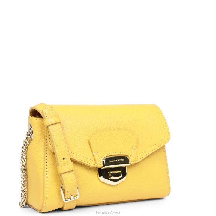 kadınlar çapraz askılı çanta foulonne milano yeni sarı Lancaster Paris çanta H0LP1361
