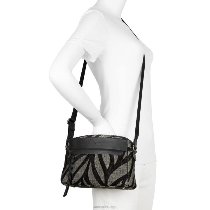 kadınlar çapraz askılı çanta gerçek orman gobleni marron-tigre Lancaster Paris çanta H0LP2053