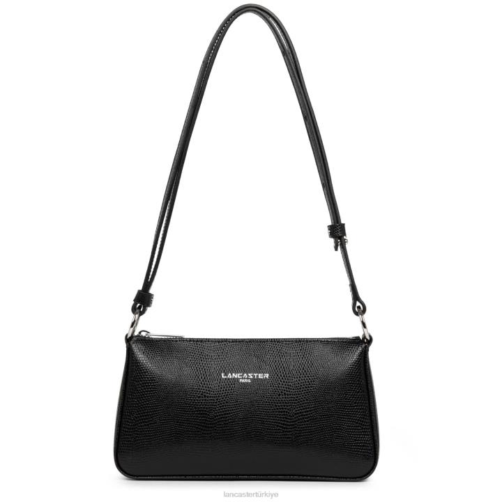 kadınlar çapraz askılı çanta lucertola kara Lancaster Paris çanta H0LP266