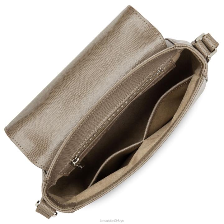 kadınlar çapraz askılı çanta lucertola yeni boz kahverengi Lancaster Paris çanta H0LP2156