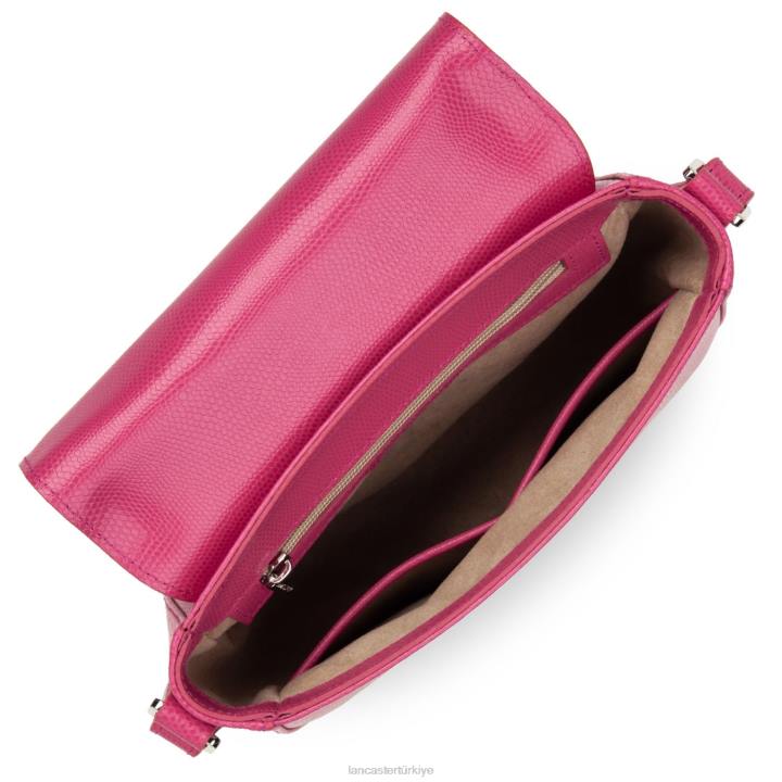 kadınlar çapraz askılı çanta lucertola yeni fuxia Lancaster Paris çanta H0LP2157